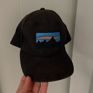 Patagonia Black Cap with Colorful Logo